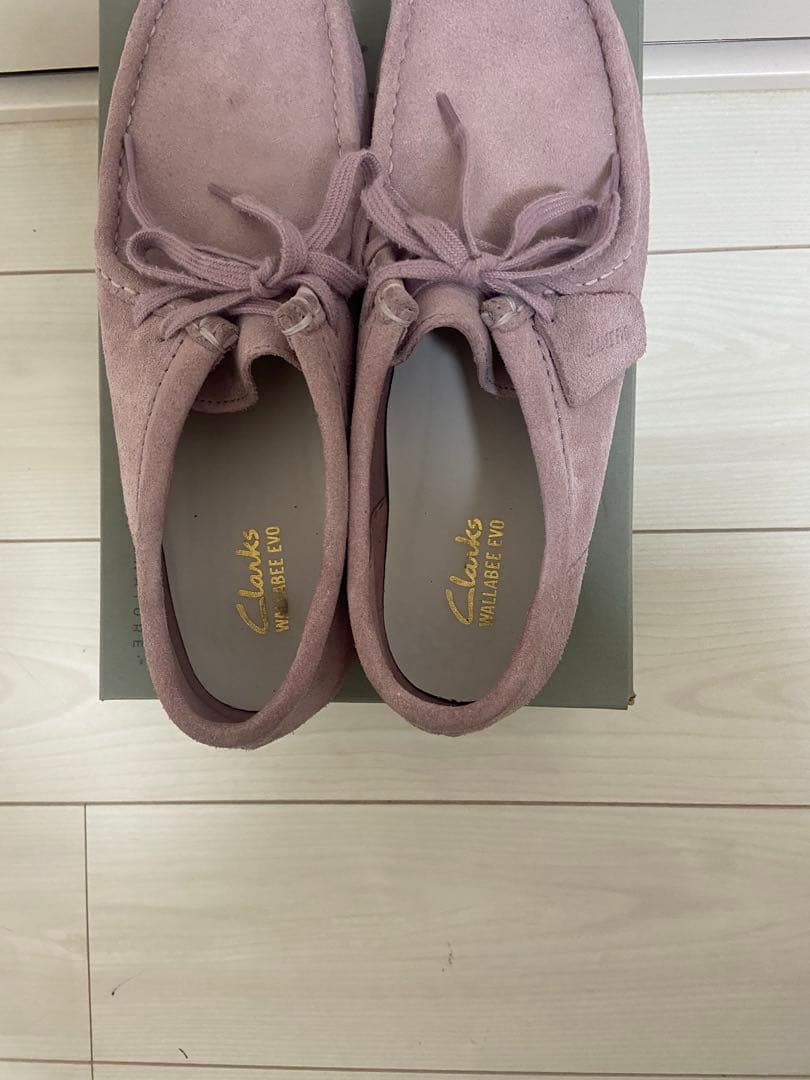 北*子様 再出品　Clarksワラビー ライトピンク モカシン