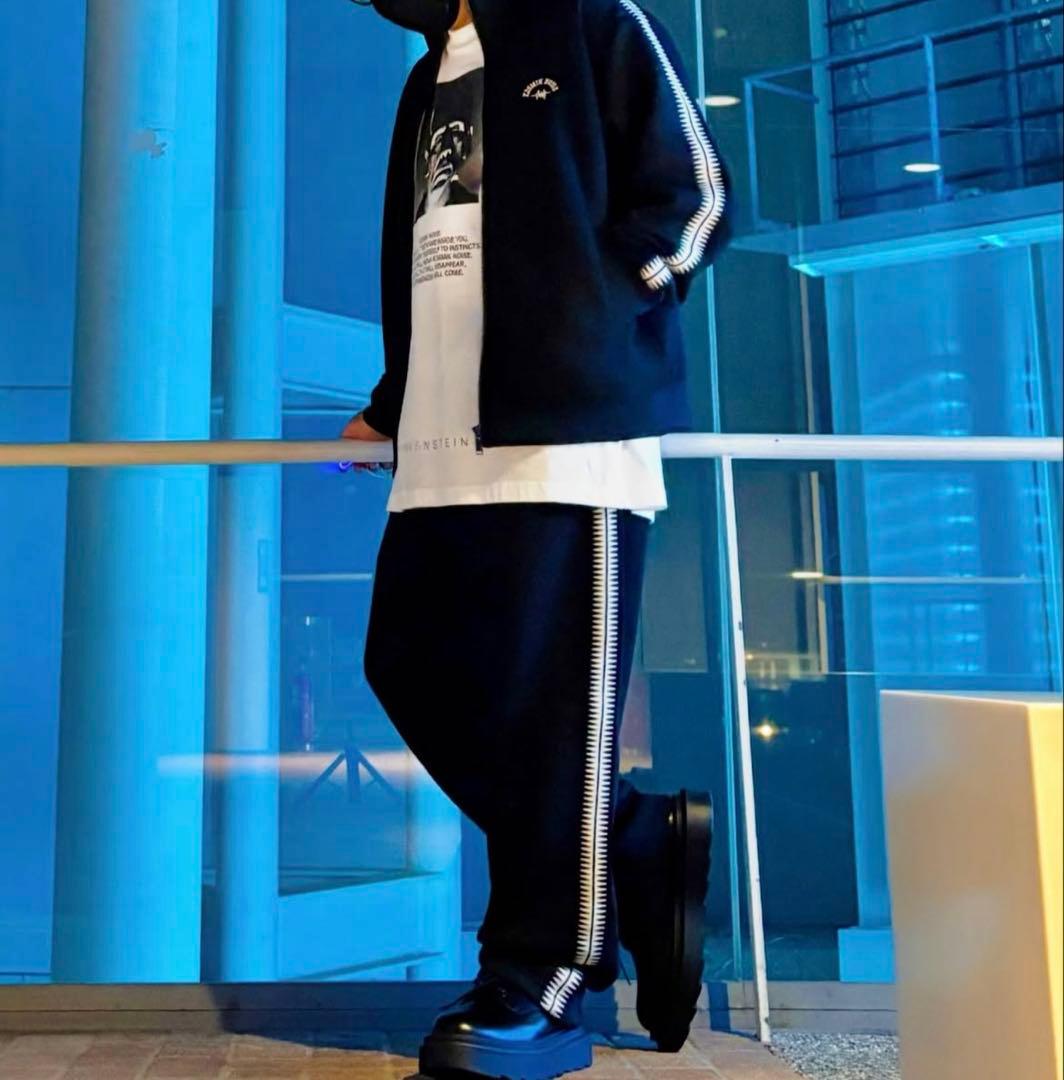 GU UNDERCOVER トラックジャケット セットアップ 黒 上XL 下M
