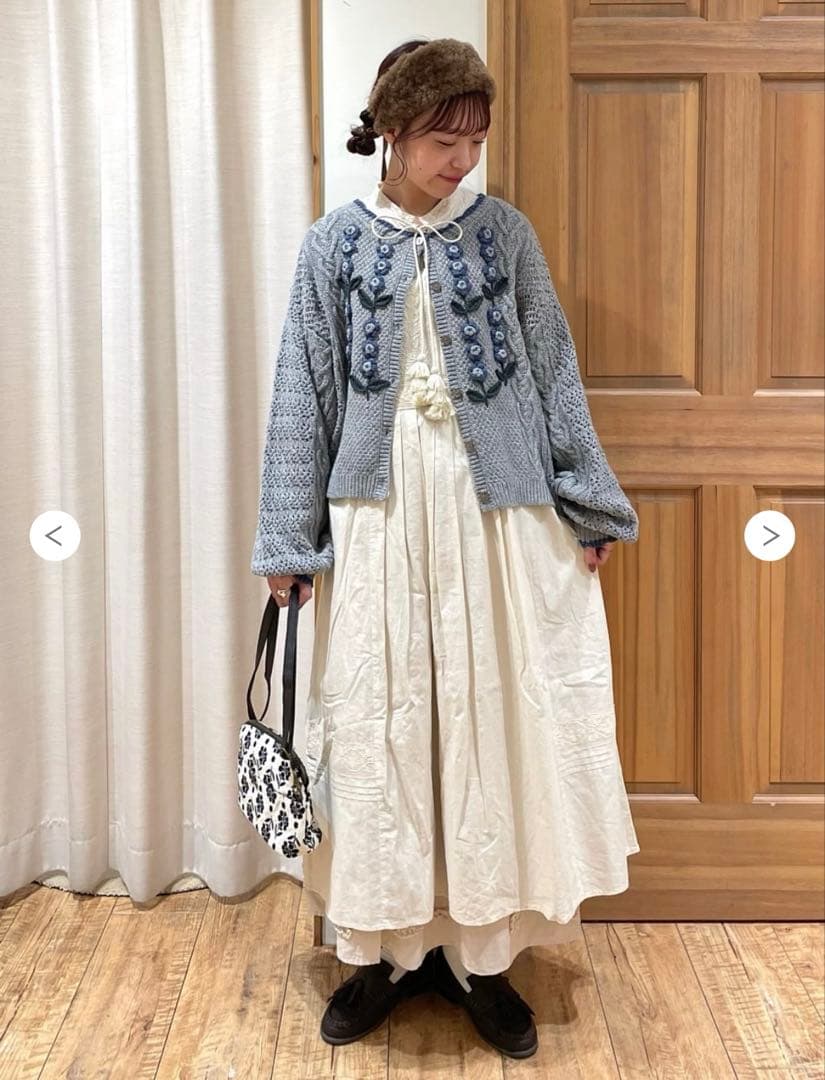 【新品】TSUHARU by sm2＊お花モチーフかぎ針編みカーディガン★完売品