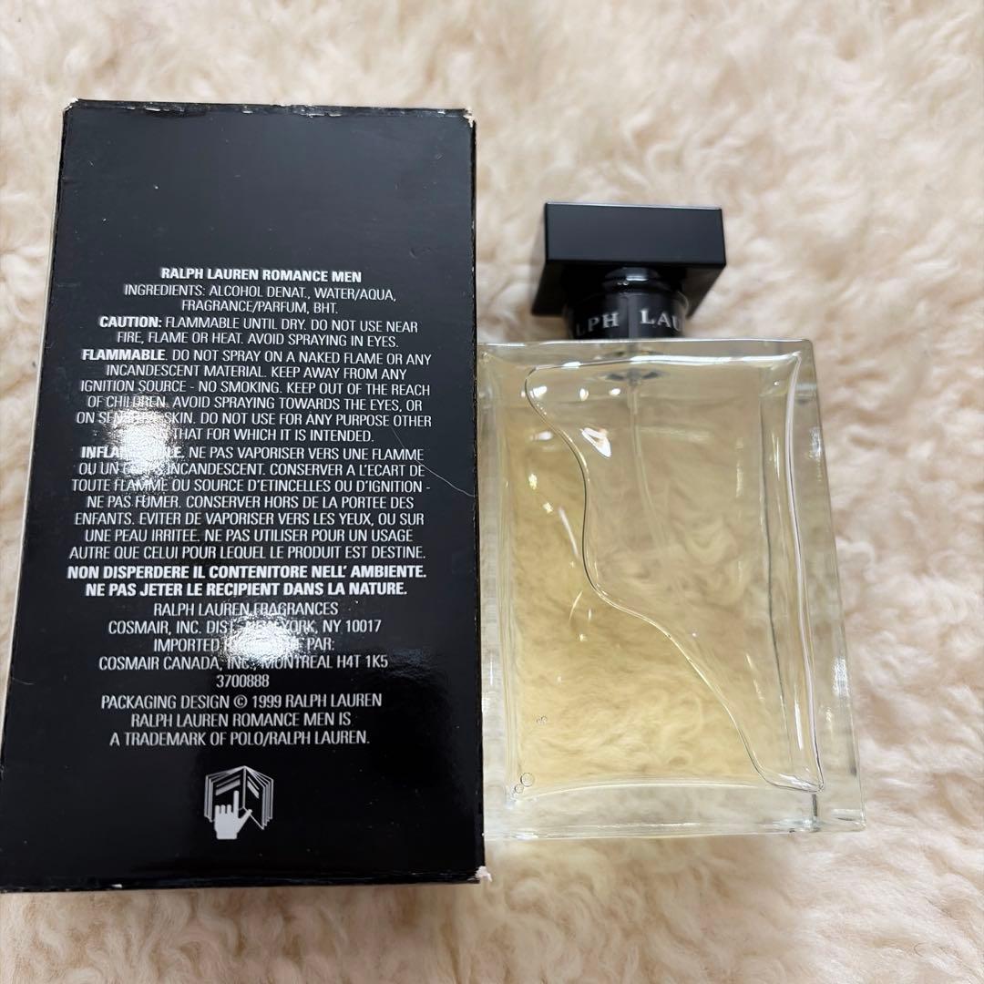 【廃盤】未使用RalphLauren ロマンス メン オードトワレ 100ml