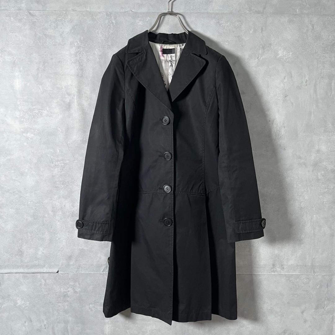 Paul Smith black 裏地総柄 スプリングコート N499
