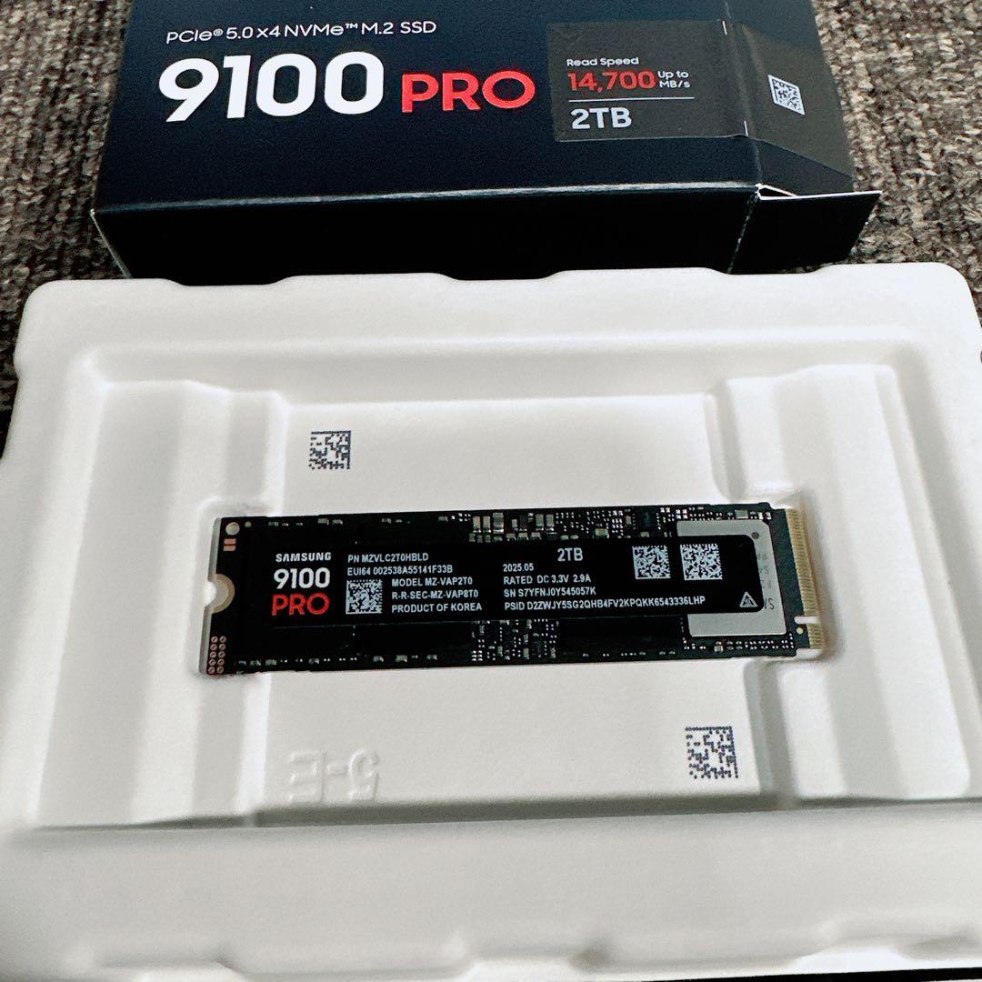 Samsung 9100 PRO 2TB NVMe SSD 使用時間47時間