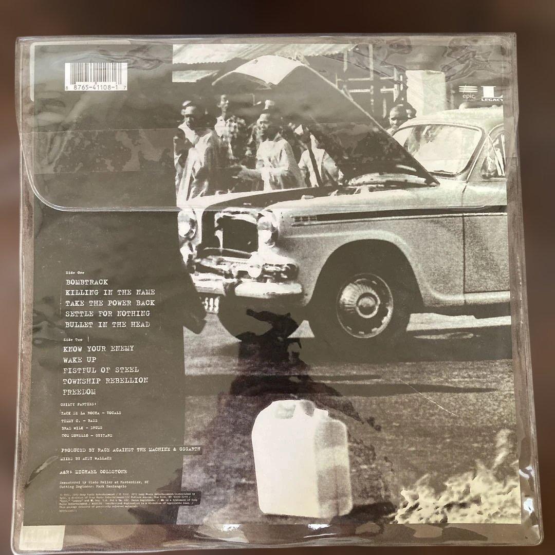 Rage Against The Machine 　ピクチャーディスクレコード