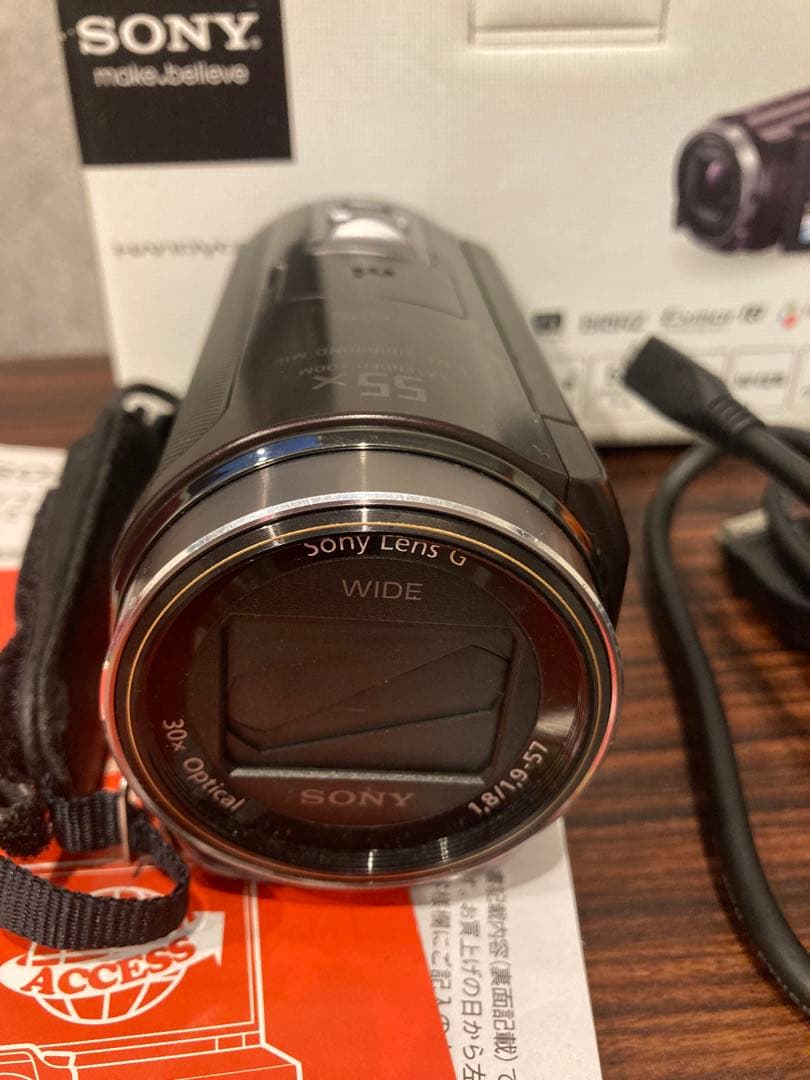Sony CX430V HDビデオカメラ 本体と付属品