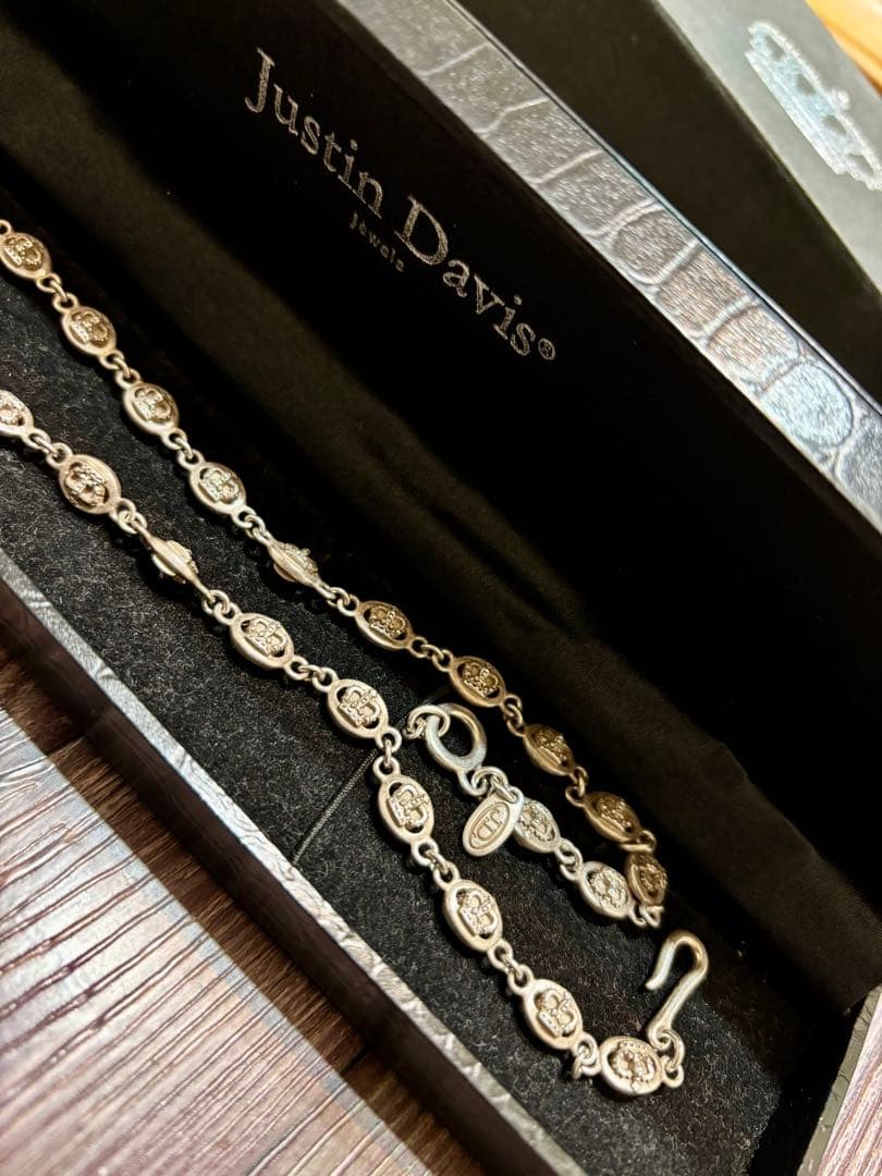 お*〜様 JUSTIN DAVISジャスティン デイビス クラウン ネックレスチ