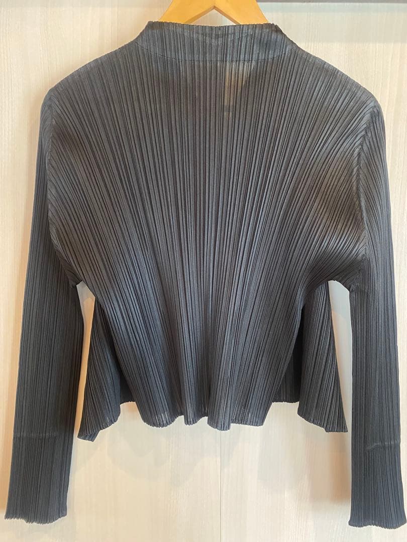 PLEATS PLEASE プリーツカーディガン ブラック