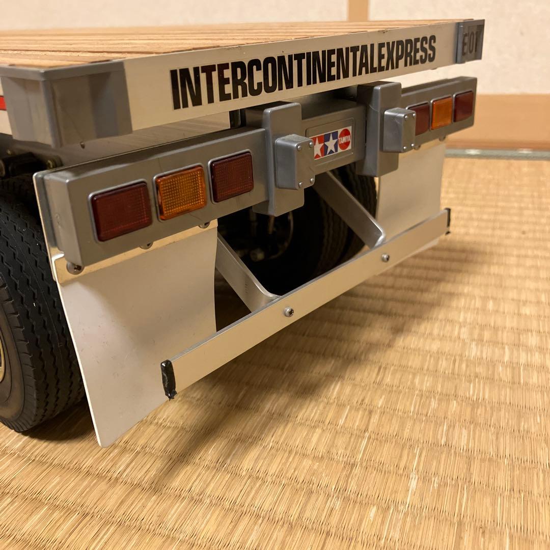 タミヤ　1/14 トレーラー　ベンツ　フラットベッド　セット　2デフ用部品付き