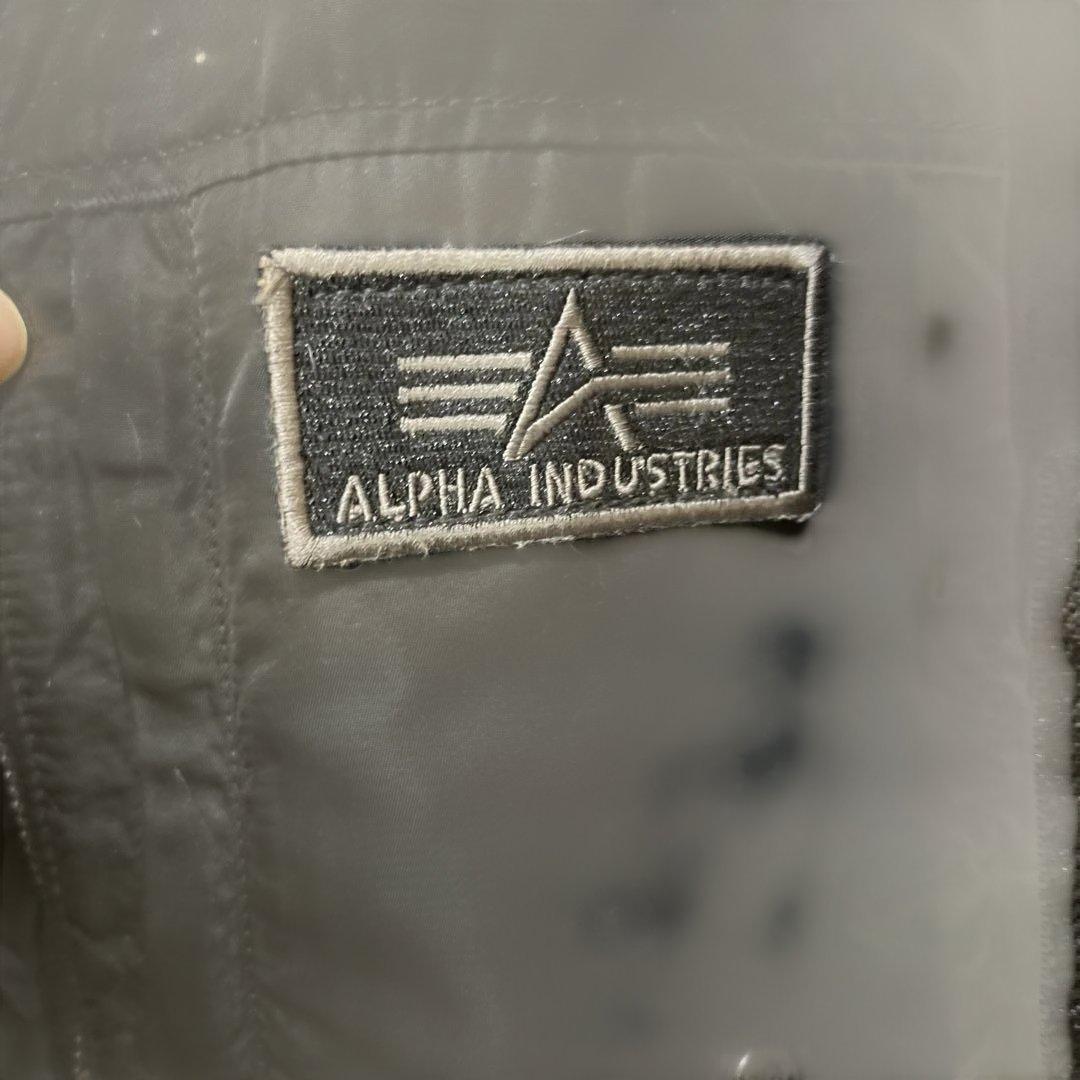 ALPHA INDUSTRIES ブラック フライトジャケット M