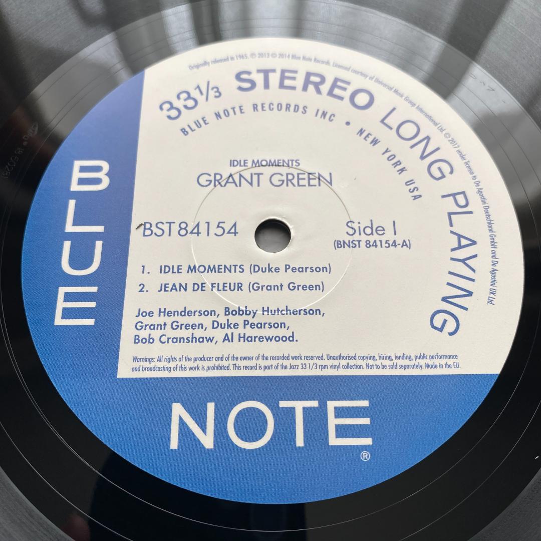 洋楽 LP Grant Green Idle Moments BST 84154 US