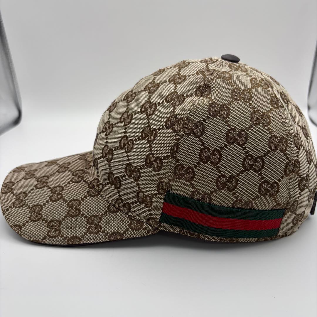 Gucci GGパターン ベースボールキャップ　Mサイズ