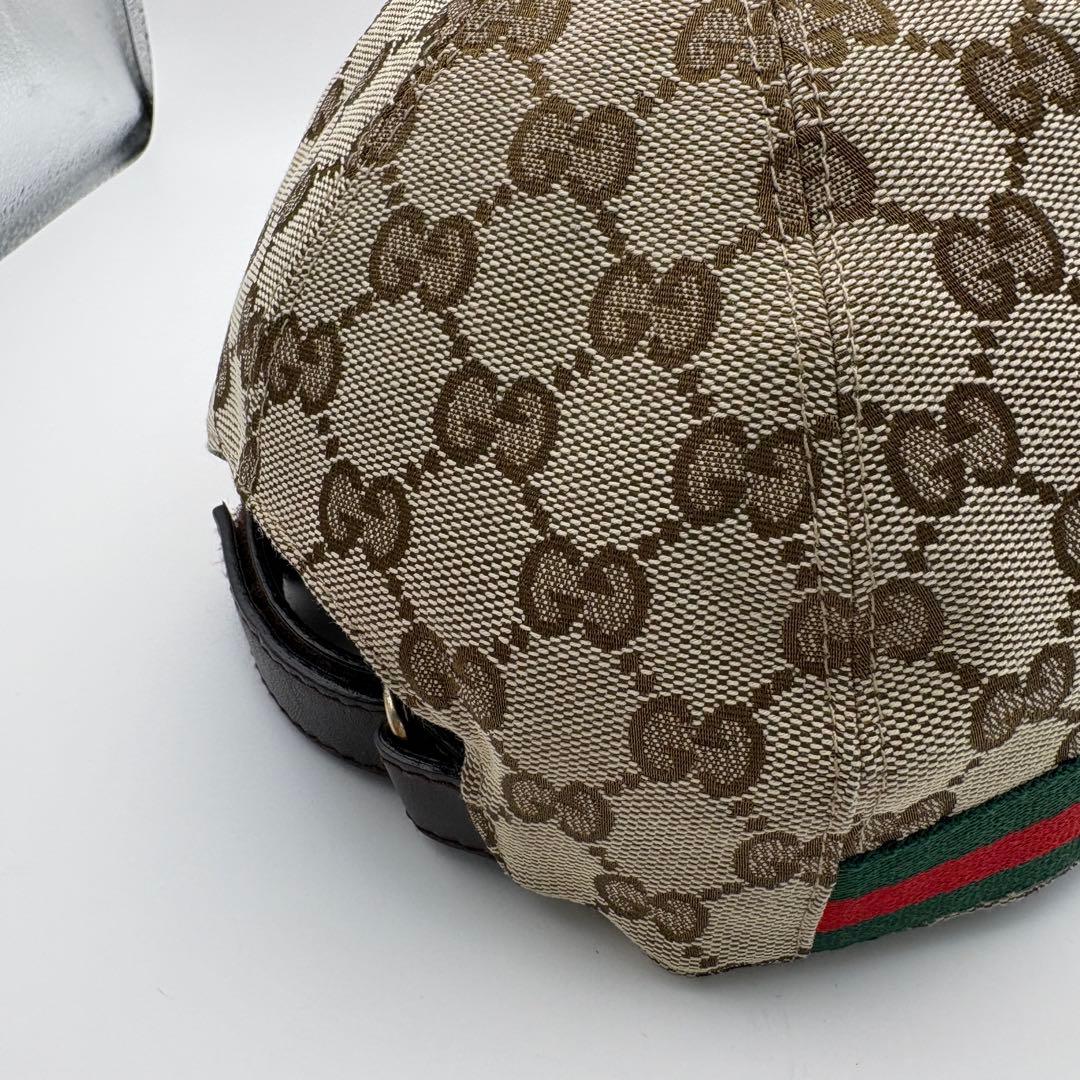 Gucci GGパターン ベースボールキャップ　Mサイズ