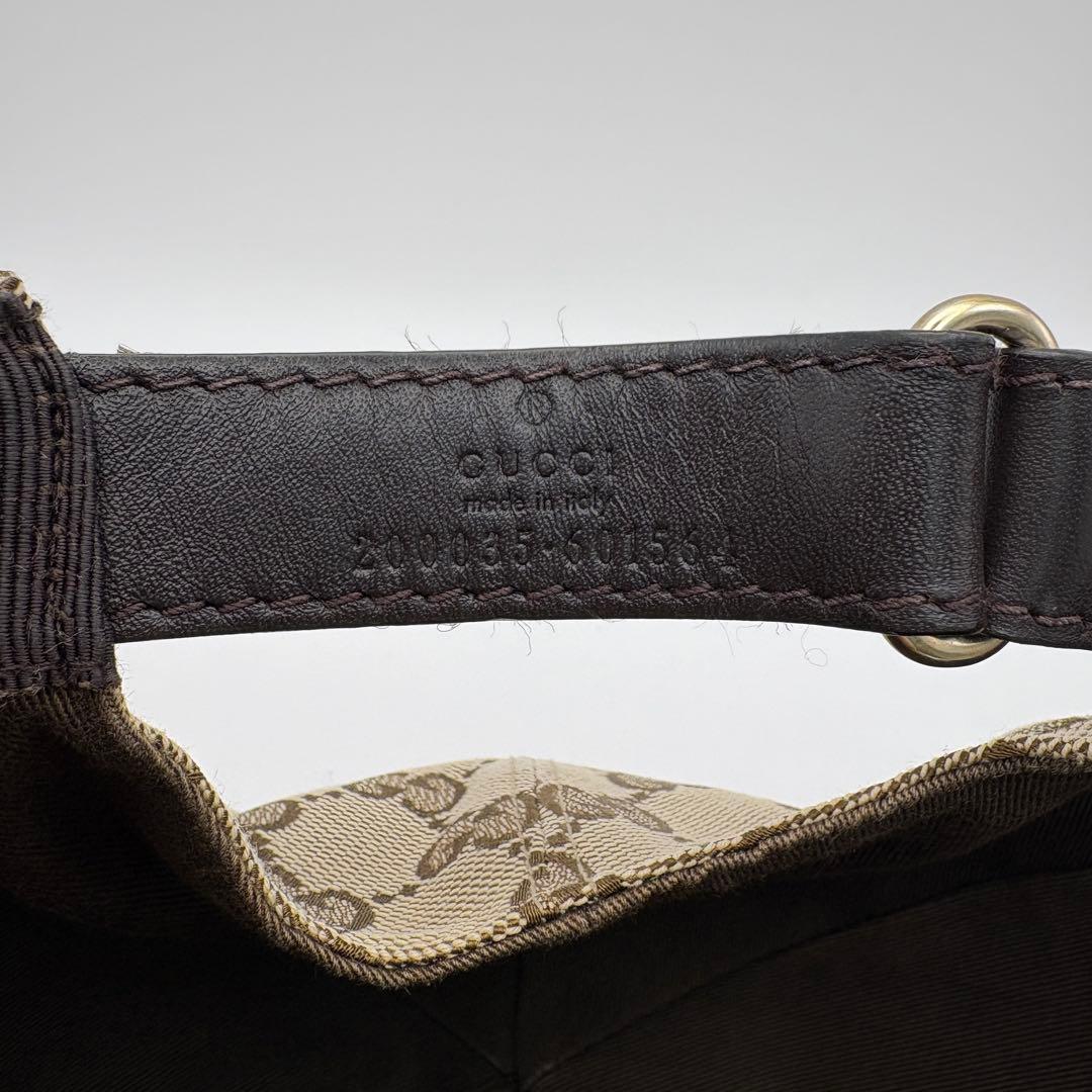 Gucci GGパターン ベースボールキャップ　Mサイズ