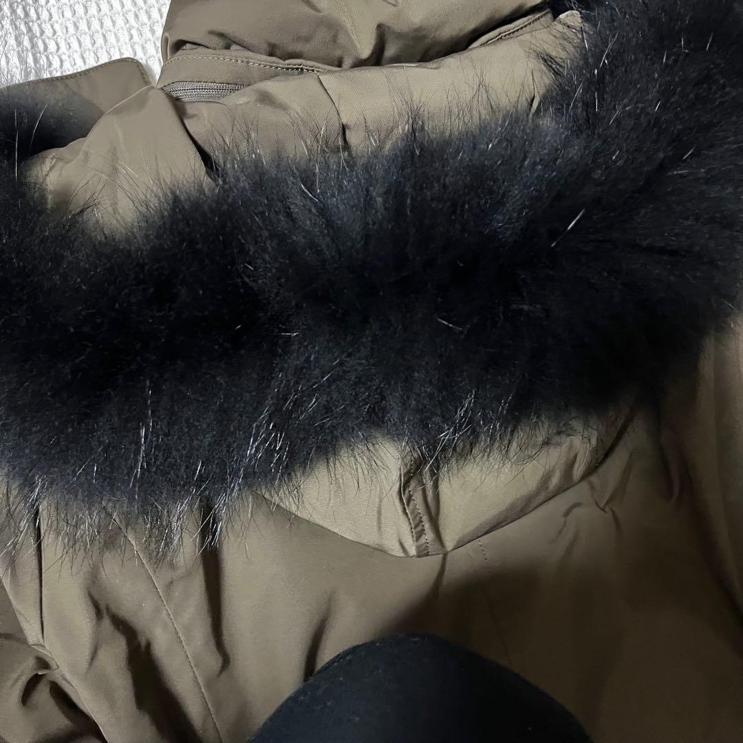 【タグ付き・未使用品】BOSCH ラクーンファー付きコート　ブラウンカーキ