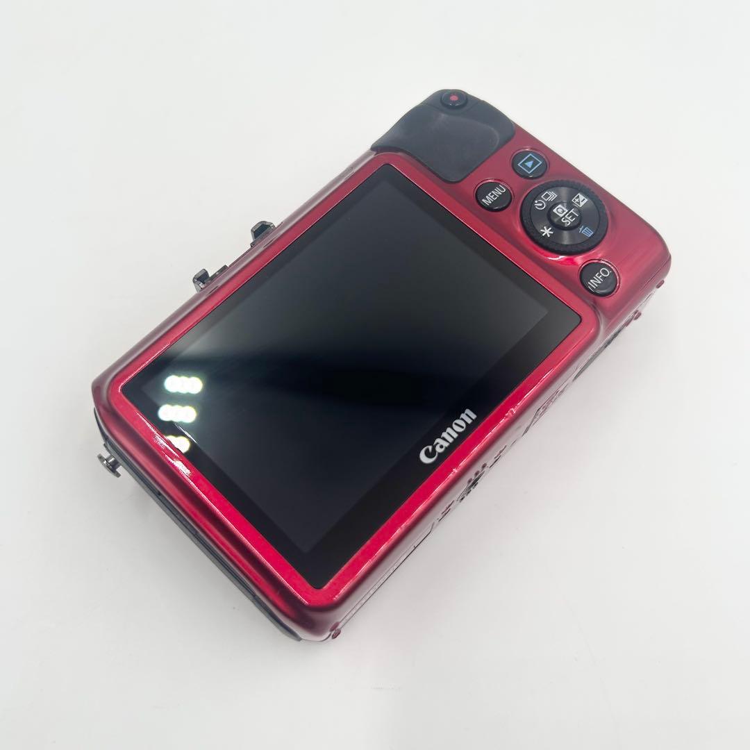 極上品　Canon ミラーレス一眼カメラ EOS M ダブルレンズキット　レッド