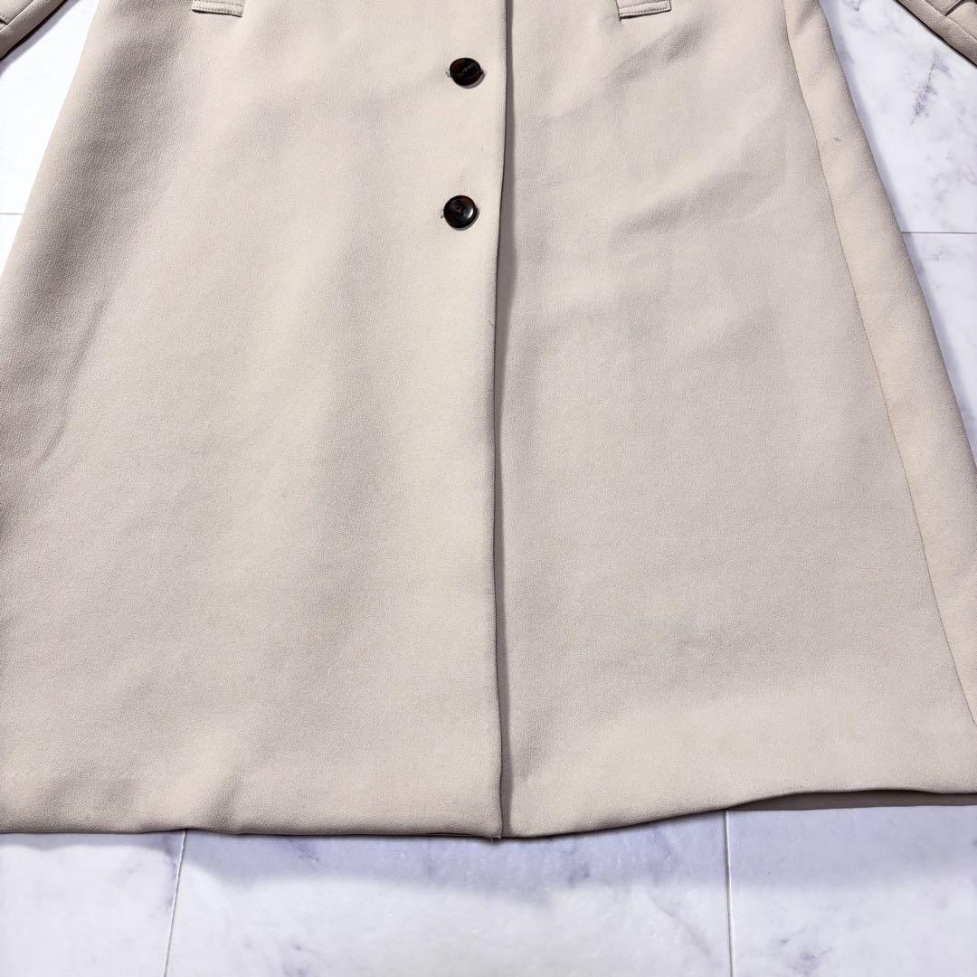 人気　enof air long coat ロングコート　ベージュ　マキシ丈