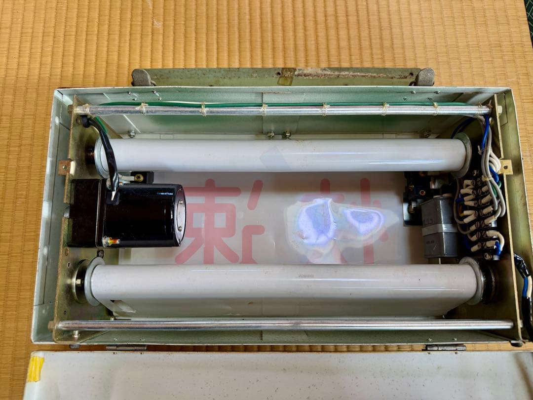 国鉄 種別表示器 快速 鉄道部品 放出品 白幕 蛍光灯付動作未確認 行先表示器