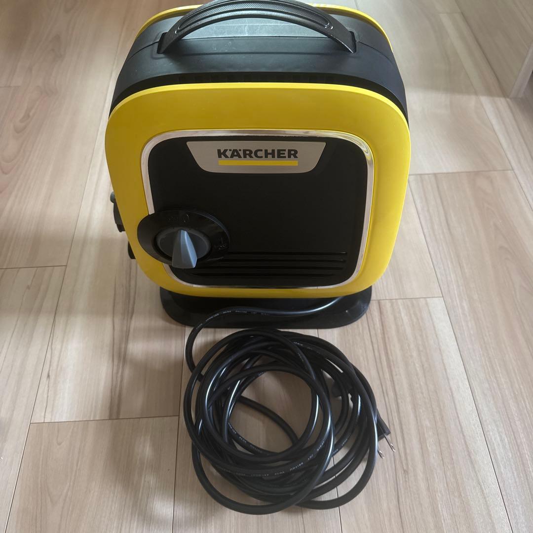 【美品】ケルヒャー　K MINI 高圧洗浄機　専用ホース付き