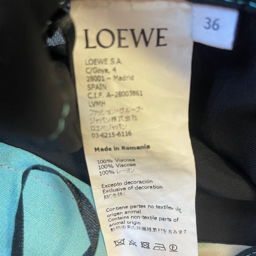 希少✨LOEWE ロエベ マリリンモンロー クリスタル ビジュー スカート