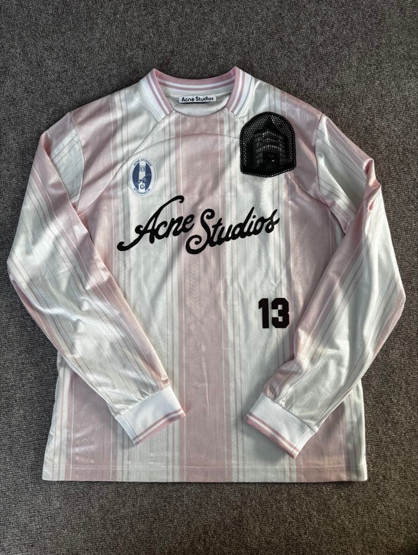 acne studios ロゴ ロングスリーブTシャツ　ゲームシャツ　XS
