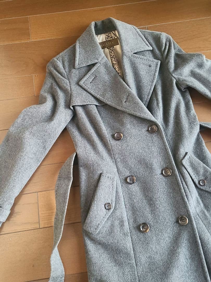 トゥモローランド BALLSEY カシミア100% ロングコート コート グレー