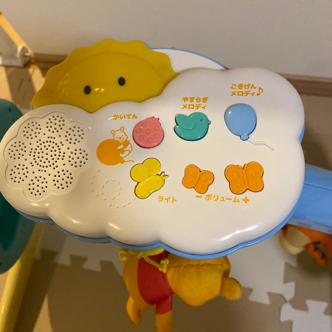 【美品】くまのプーさん えらべる回転6WAYジムにへんしんメリー⭐︎箱あり⭐︎