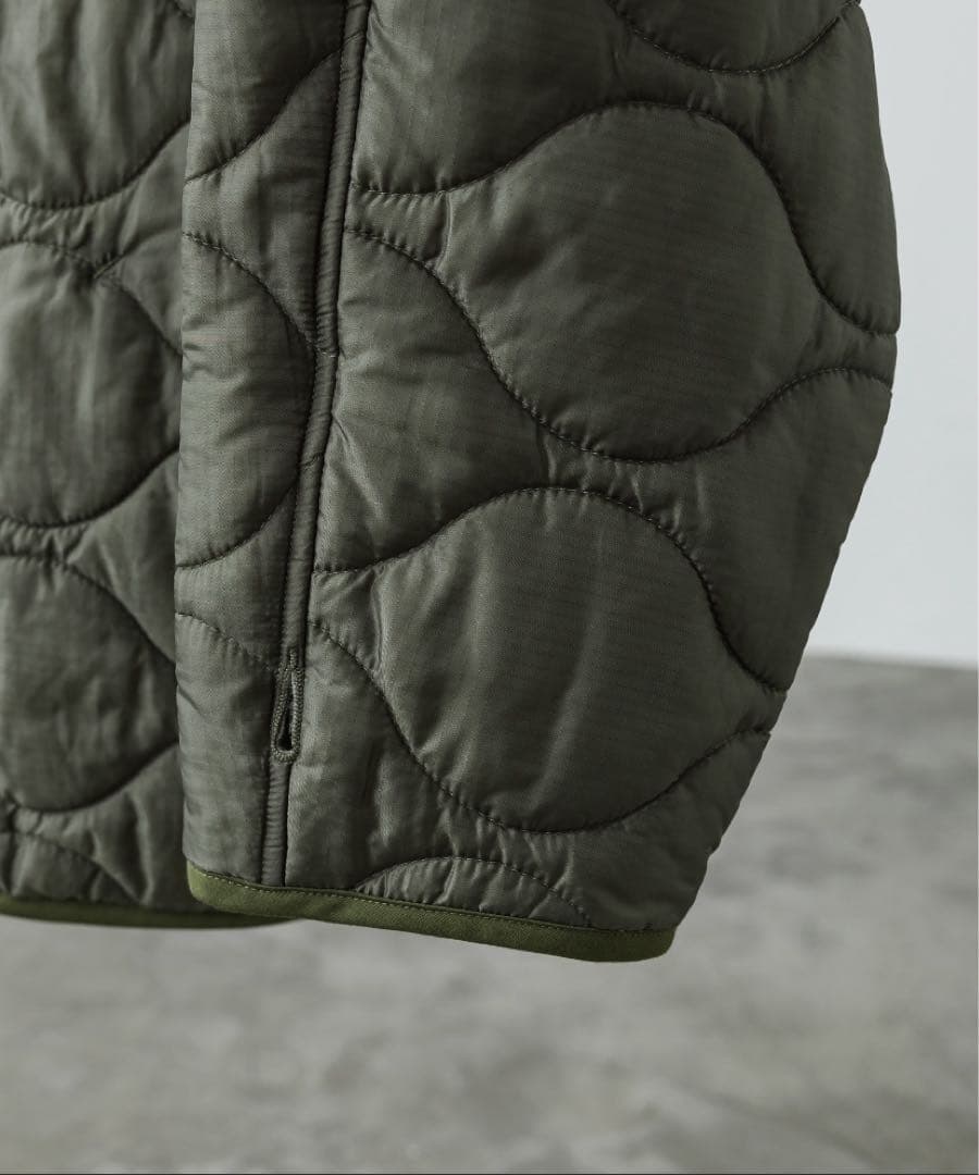 【未使用】LAYERED 3WAY MILITARY BLOUSON カーキM