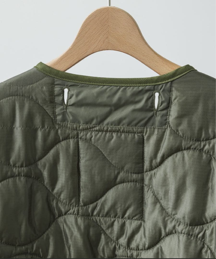 【未使用】LAYERED 3WAY MILITARY BLOUSON カーキM