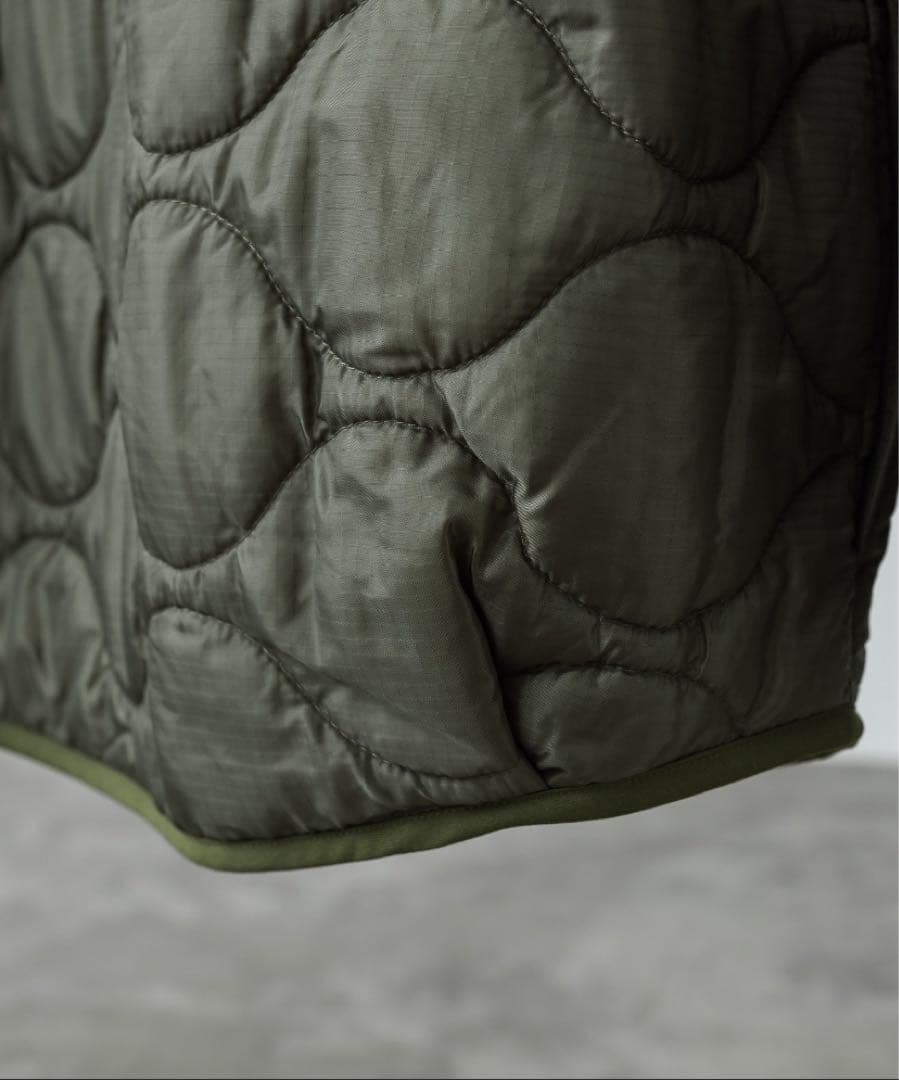 【未使用】LAYERED 3WAY MILITARY BLOUSON カーキM