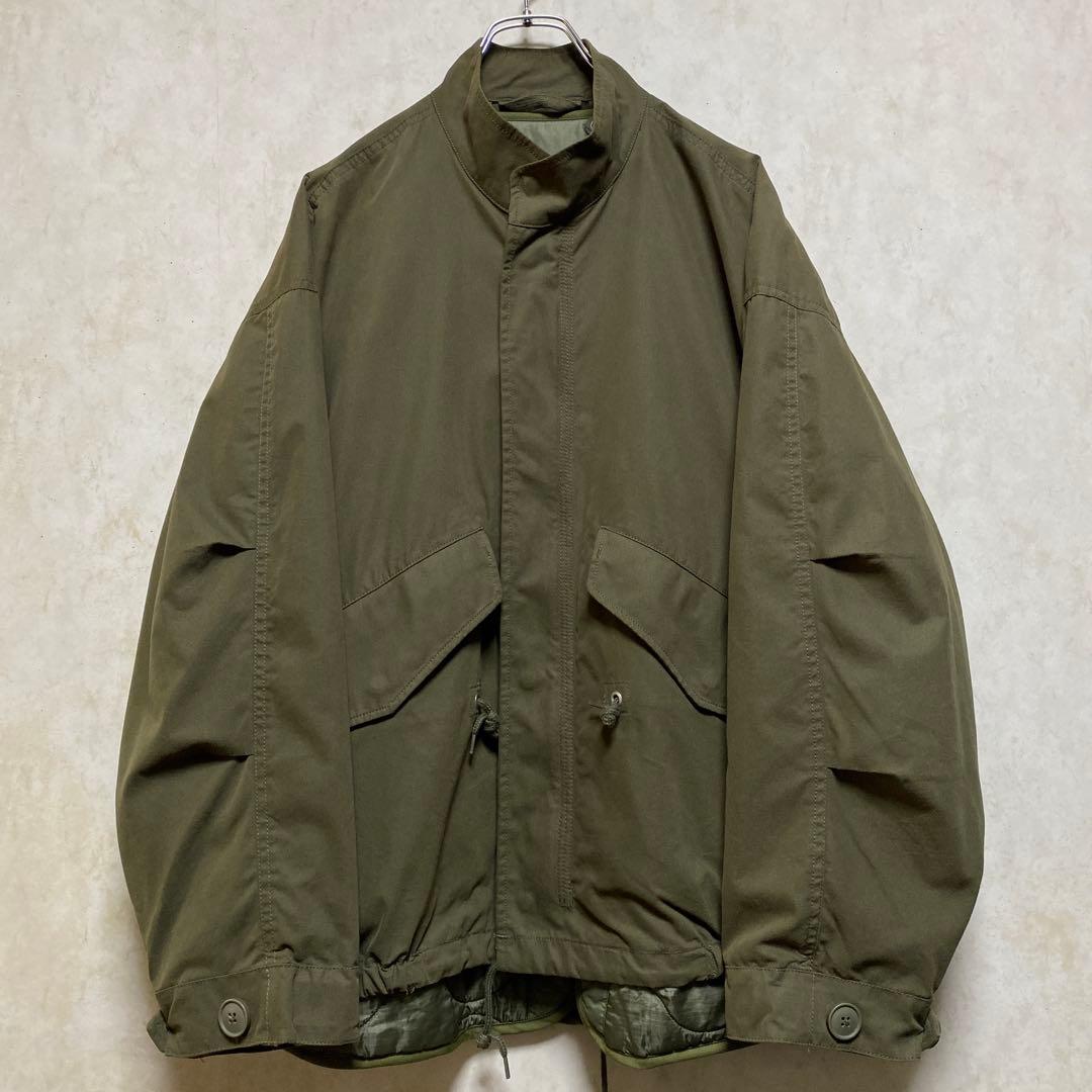 【未使用】LAYERED 3WAY MILITARY BLOUSON カーキM