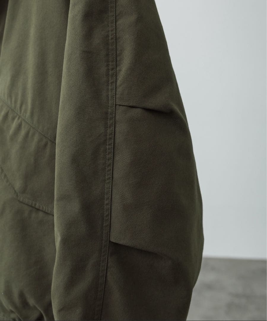 【未使用】LAYERED 3WAY MILITARY BLOUSON カーキM