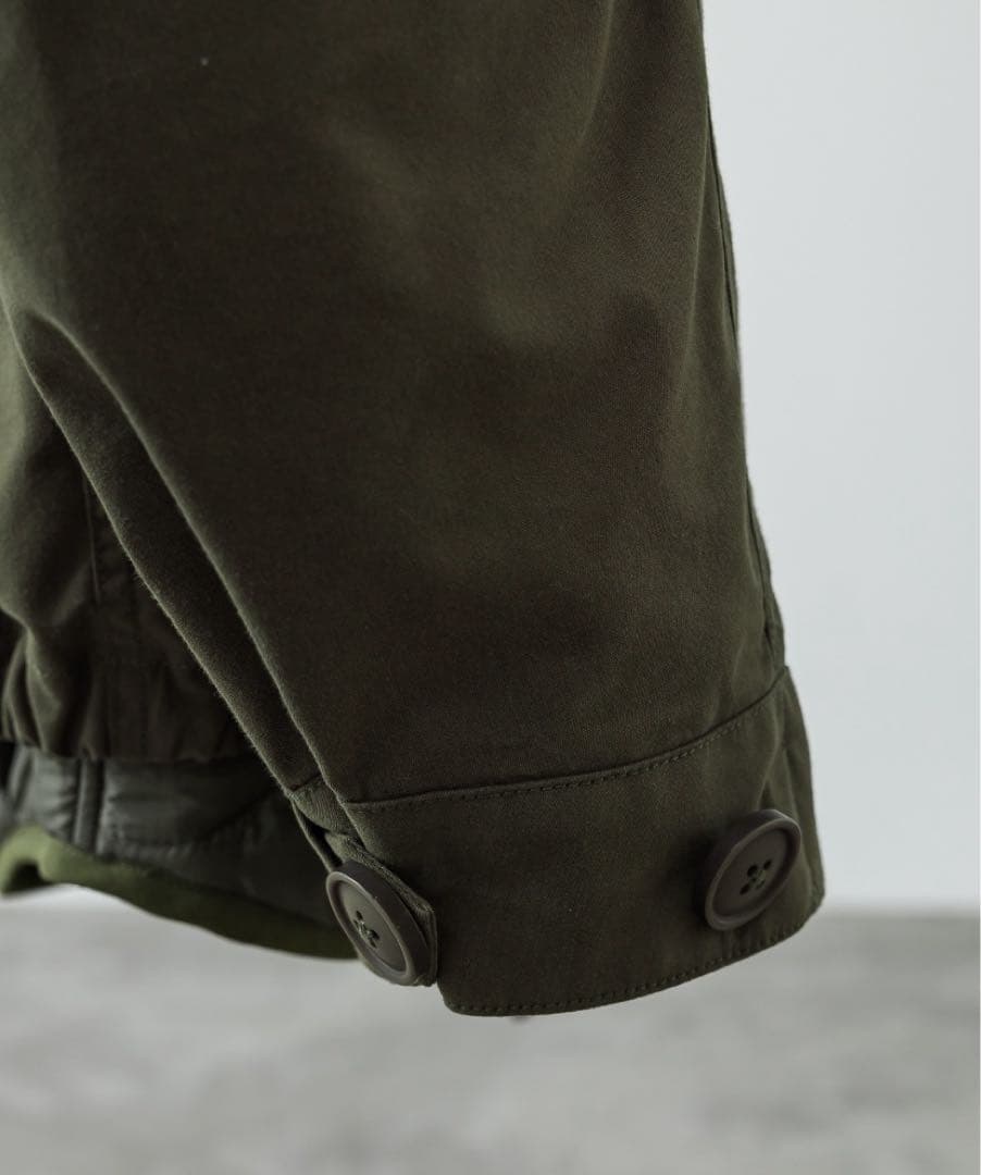 【未使用】LAYERED 3WAY MILITARY BLOUSON カーキM