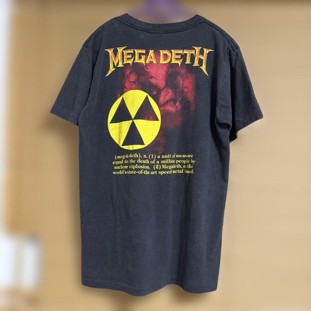 トップス 80s vintage MEGADETH 1987 Tour T-shirt