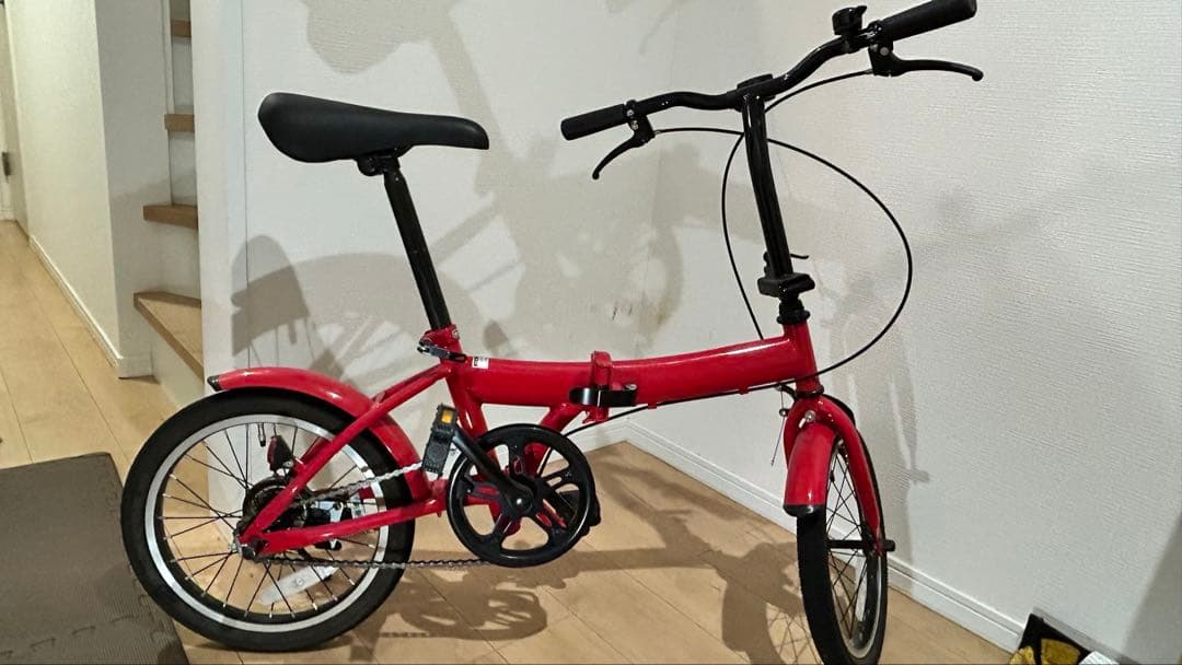 コカコーラ　16インチ折りたたみ自転車　赤　送料込み