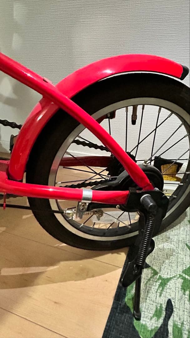 コカコーラ　16インチ折りたたみ自転車　赤　送料込み