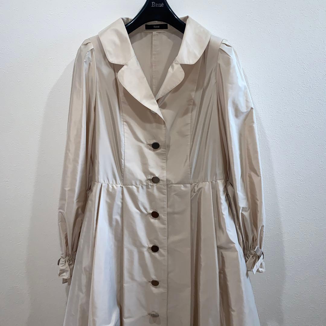 Rene ルネ　ベージュ トレンチコート36