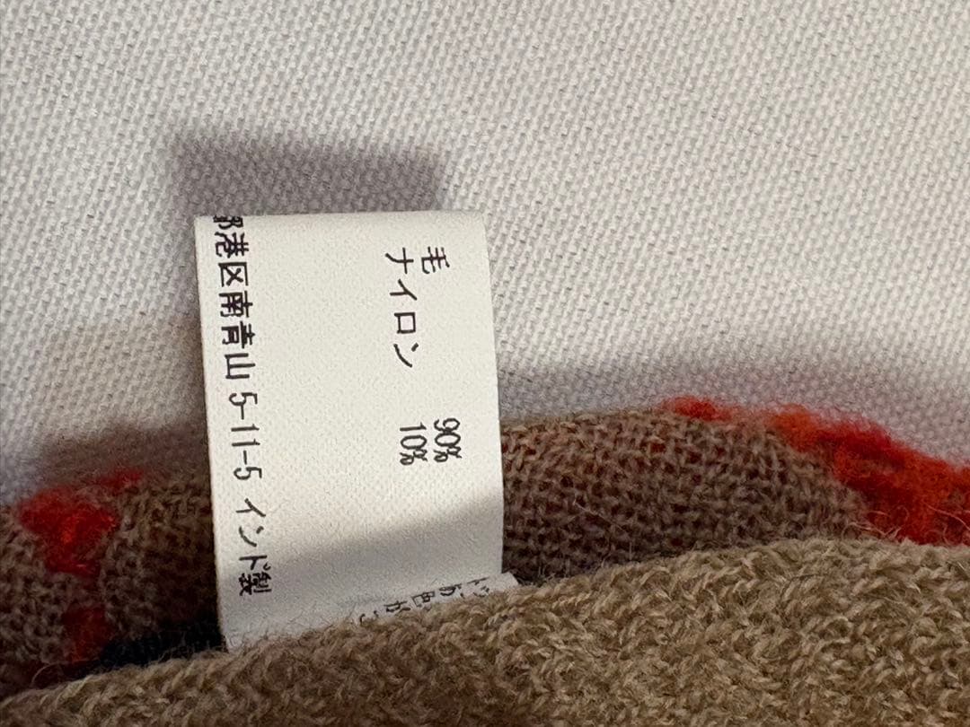 コムデギャルソン.トリコ　バラ模様のストール