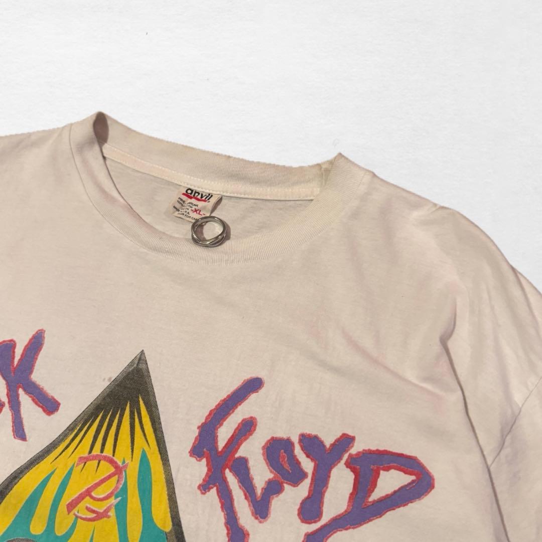 さ*茶様 90s ピンクフロイド バンドTシャツ USA製 シングルステッチ X
