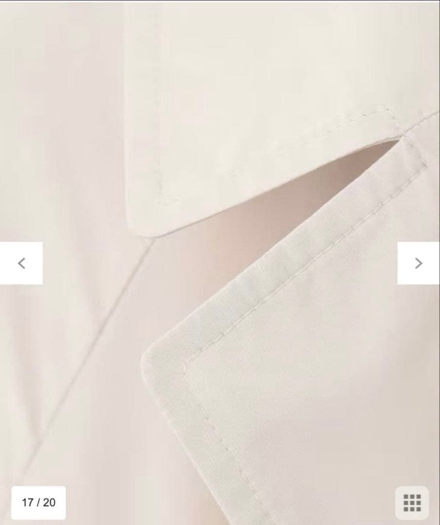 VOGUE掲載 BEIGE, 新品タグ付き 今期トレンチコート ベイジ　トレンチ