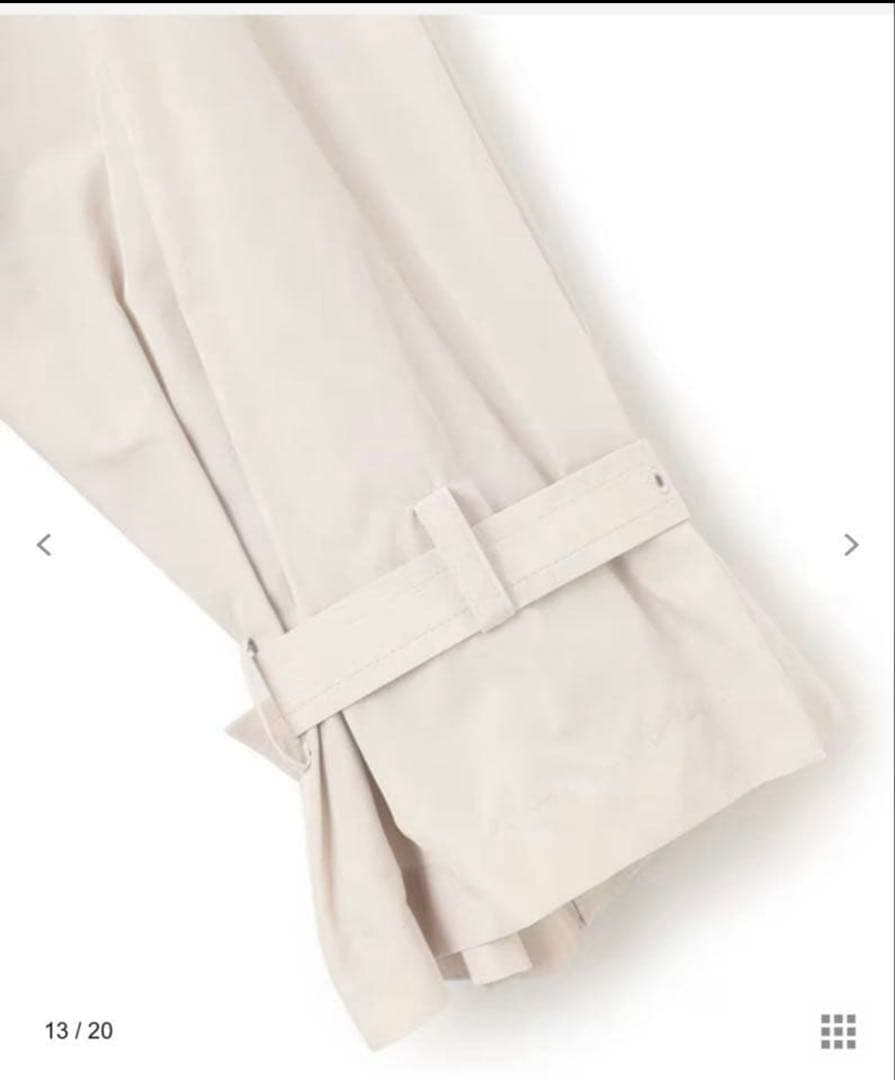 VOGUE掲載 BEIGE, 新品タグ付き 今期トレンチコート ベイジ　トレンチ