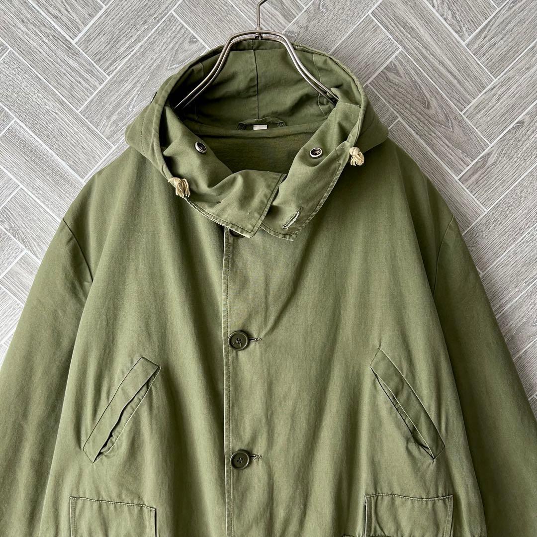 【M47モッズコート】フィールド フランス製 70s ビンテージ カーキ S