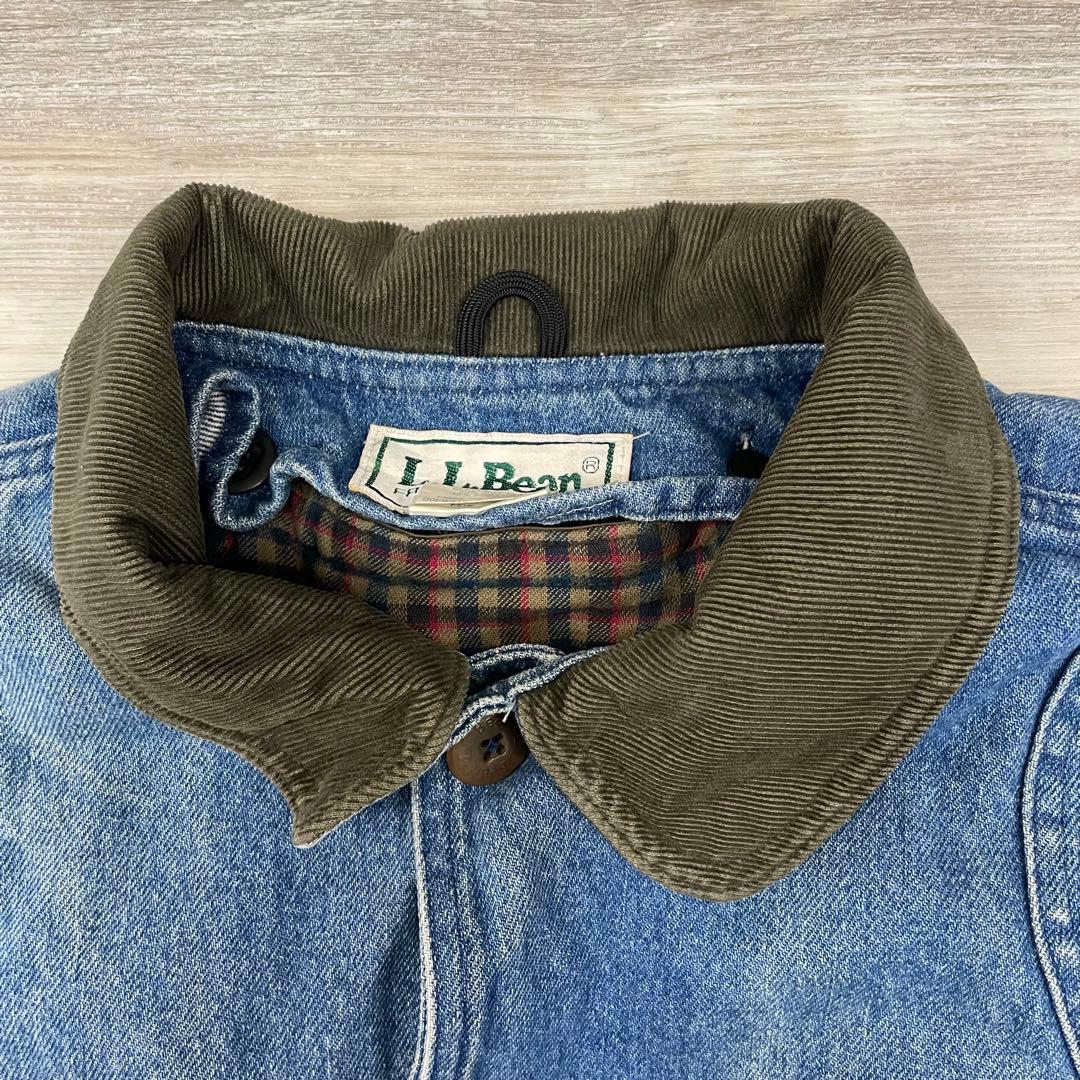 西*8様 古着 USA製 80-90年代 L.L.Bean デニムハンティングジ