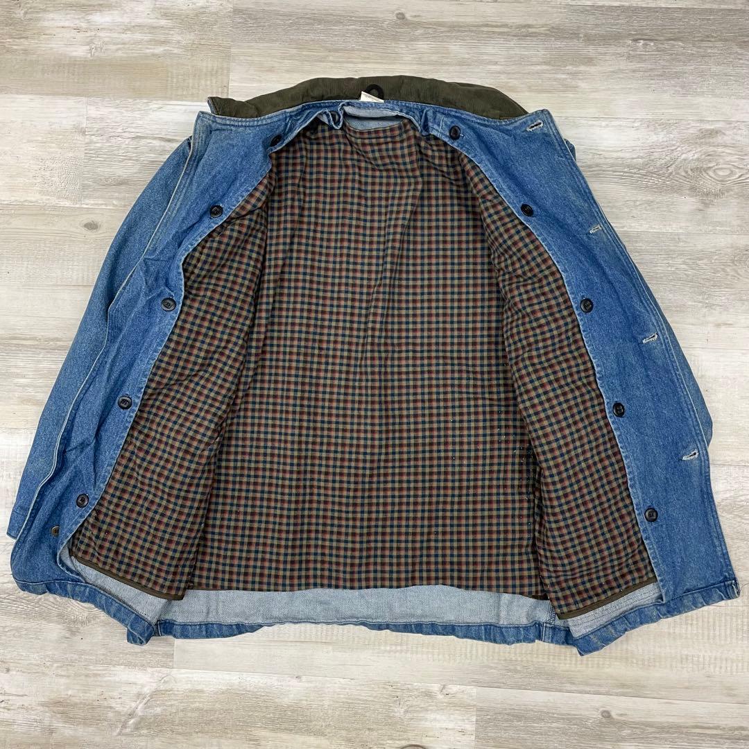 西*8様 古着 USA製 80-90年代 L.L.Bean デニムハンティングジ