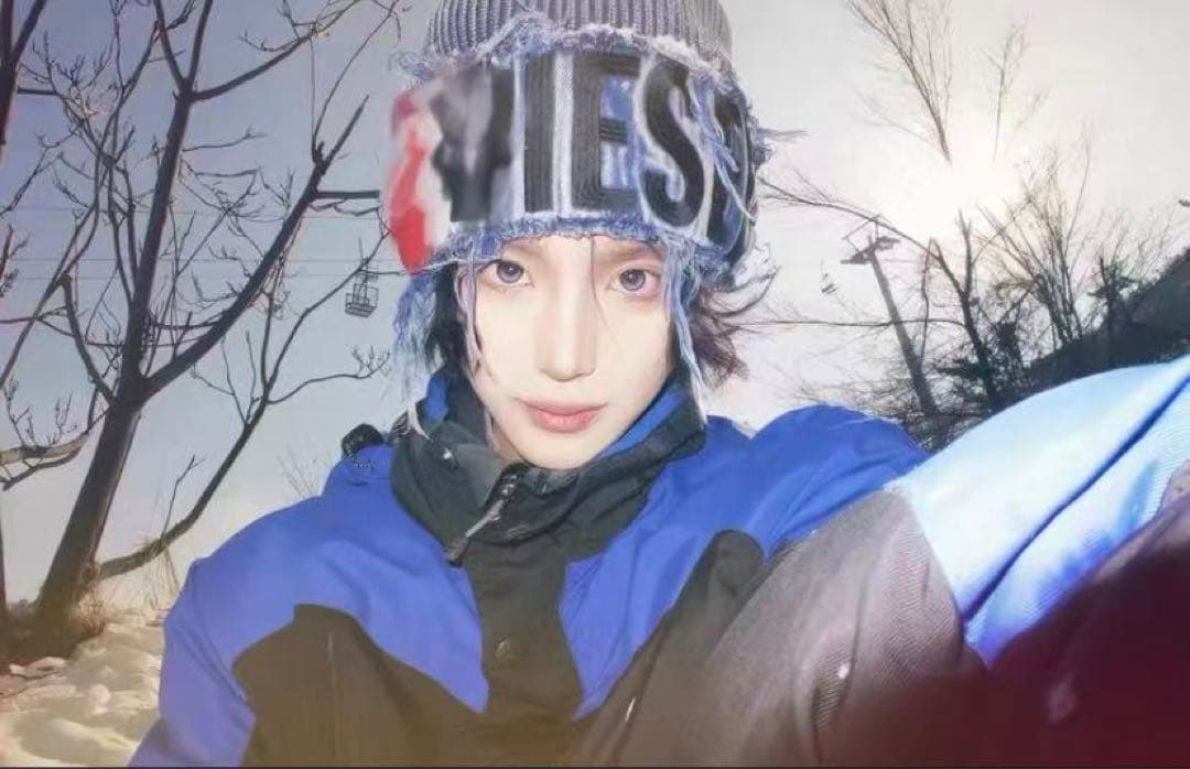 Diesel デニム風 フリンジ加工 ニット帽 ビーニー おしゃれ 美品
