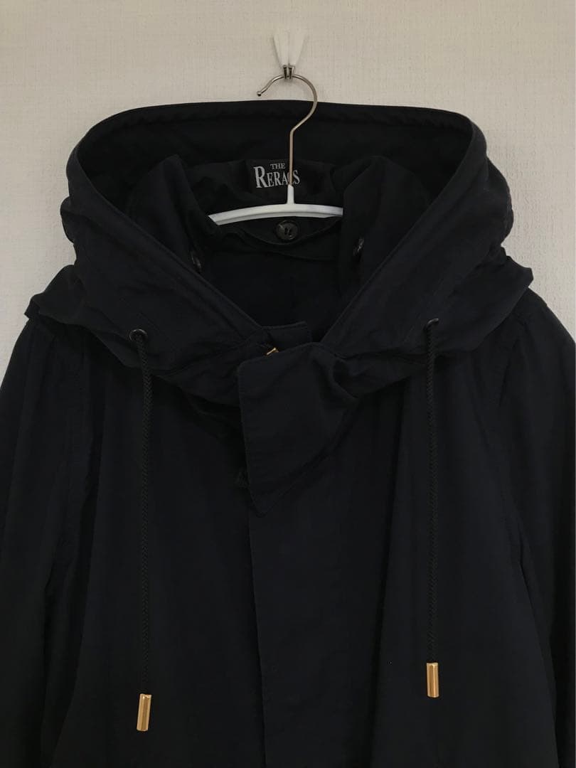 THE RERACS ショートモッズコート（ネイビー×ゴールド）
