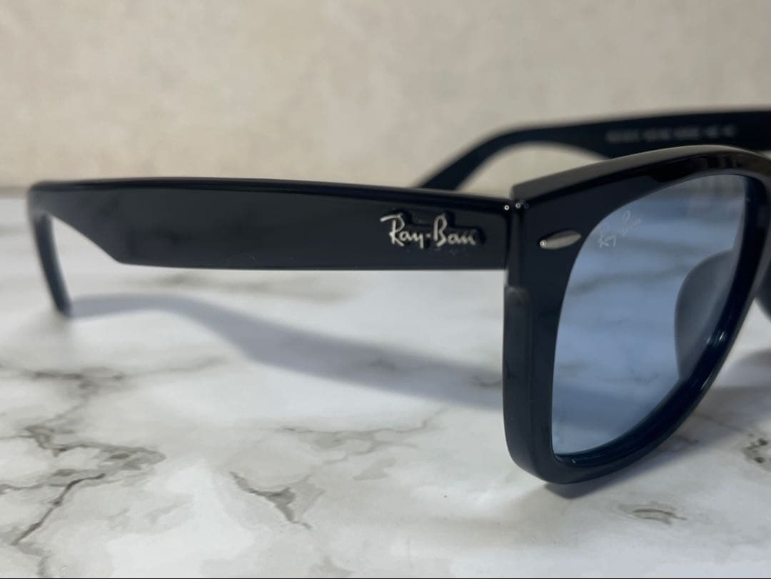 ○RayBan レイバンサングラス ブルー　RB2140 64