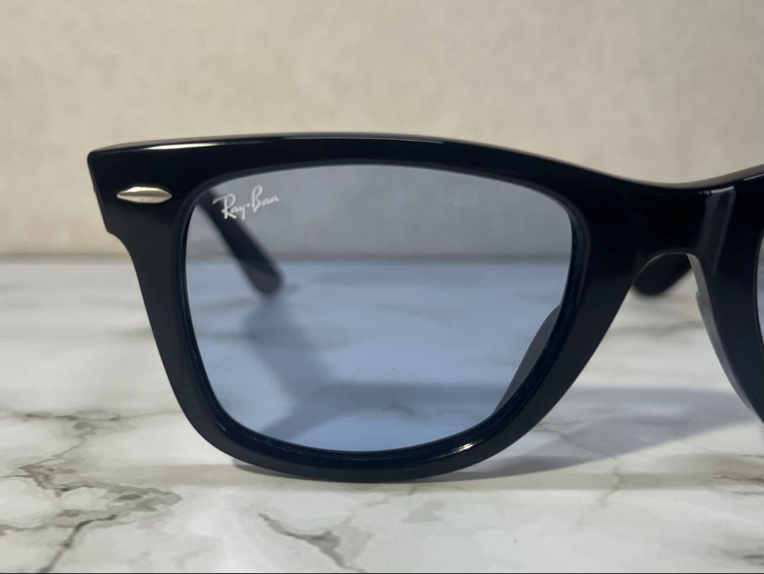 ○RayBan レイバンサングラス ブルー　RB2140 64