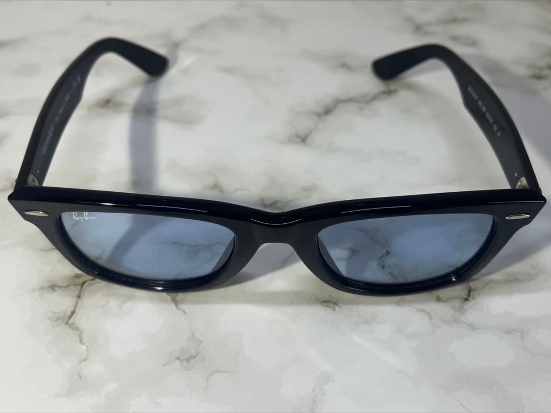 ○RayBan レイバンサングラス ブルー　RB2140 64