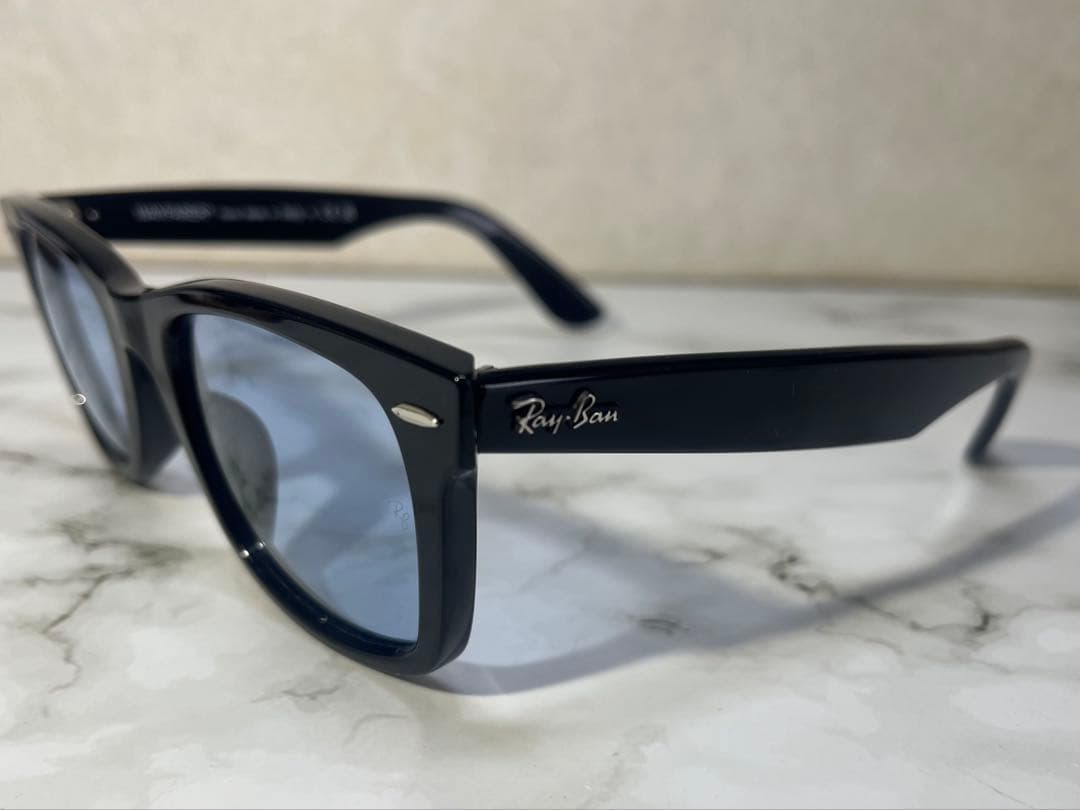 ○RayBan レイバンサングラス ブルー　RB2140 64