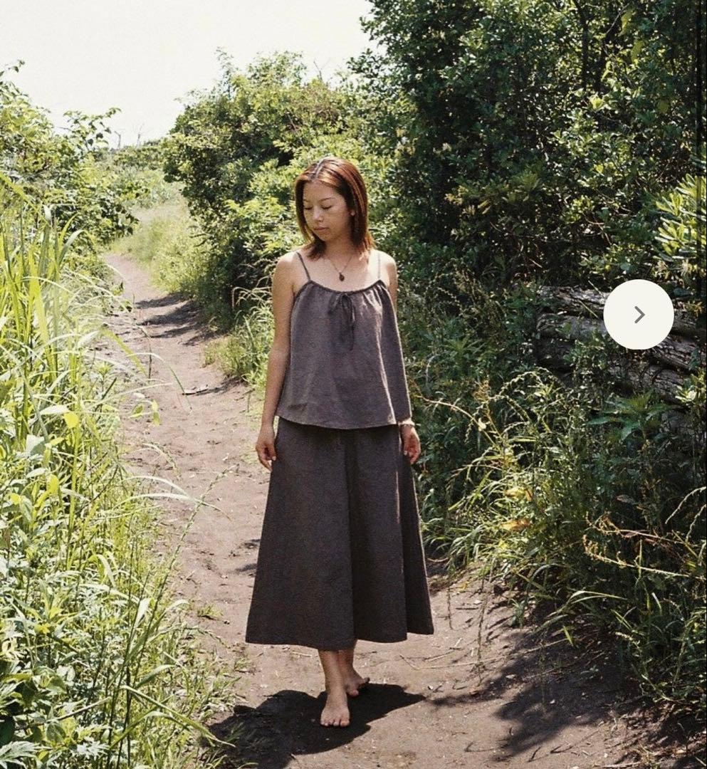 seed and soil キャミソール　モカ　トップスのみ