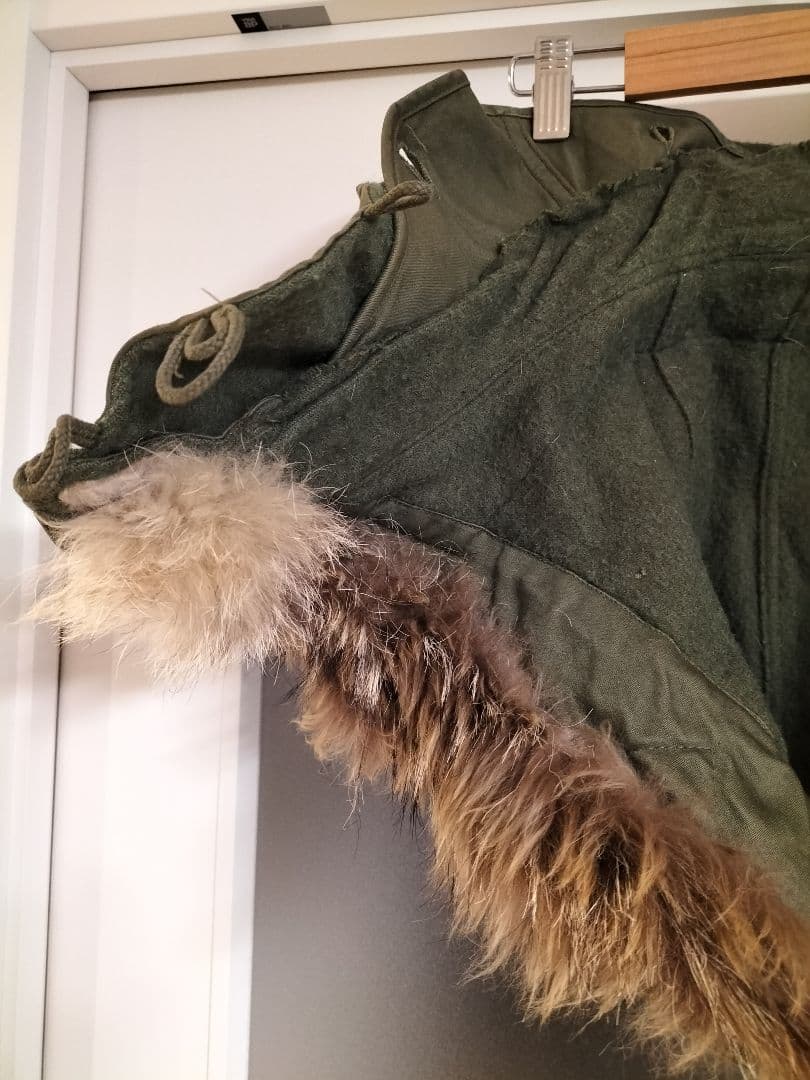 50s US ARMY（米陸軍）M51パーカー用フード　　コヨーテファー　初期型